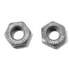 Yukata 4 Piece 3 8 Bicycle Axle Nuts Carbon Steel Black Hex Nut-4