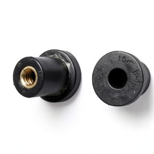 Well Nut 1/4"-20 Brass Weld Nut by Auveco Model 13010 Black 10-Pack-0