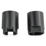 Miller 136748 Nut 375-24 .41Dia .50H STL Black Driver Slot 2-Pack-0