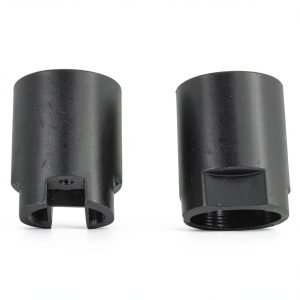 Miller 136748 Nut 375-24 .41Dia .50H STL Black Driver Slot 2-Pack-0