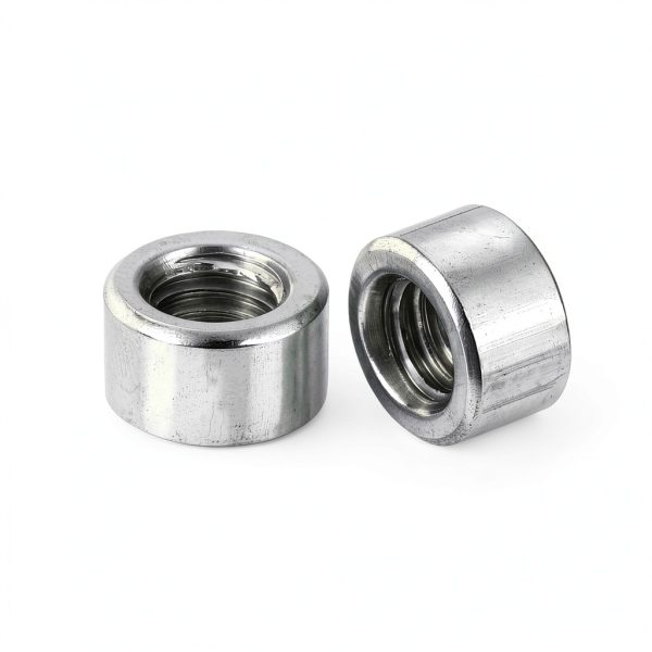 Round Weld Nuts 20Pcs uxcell M6x6x10mm Stainless Steel Silver-2